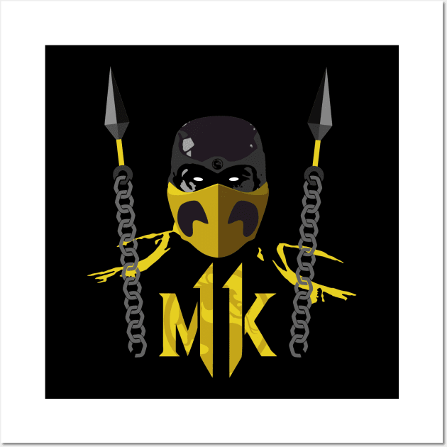 Mortal Kombat 11 Scorpion Edition Wall Art by RomaChornei